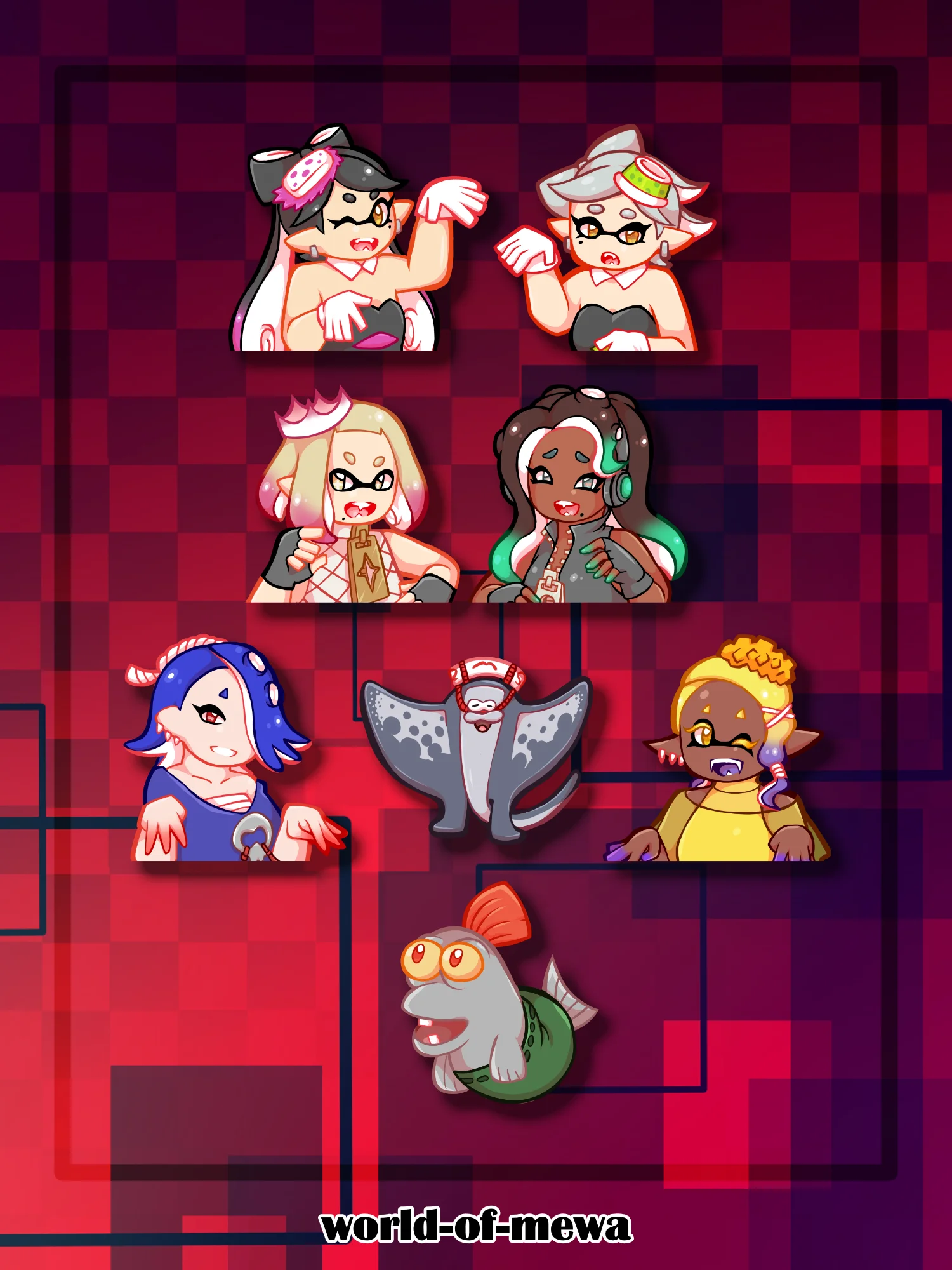 Splatoon | Acrylic Pins product image (2)