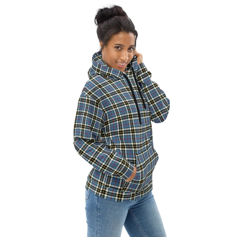 Thompson Blue Tartan Hoodie product image (1)