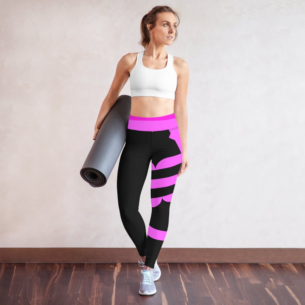 Smashley Fitness - Fitness Pink Yoga Leggings product image (4)