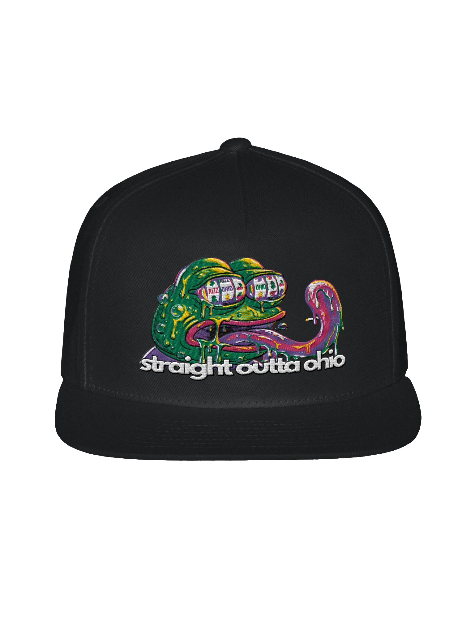 Straight Outta Ohio Black Snapback product image (1)