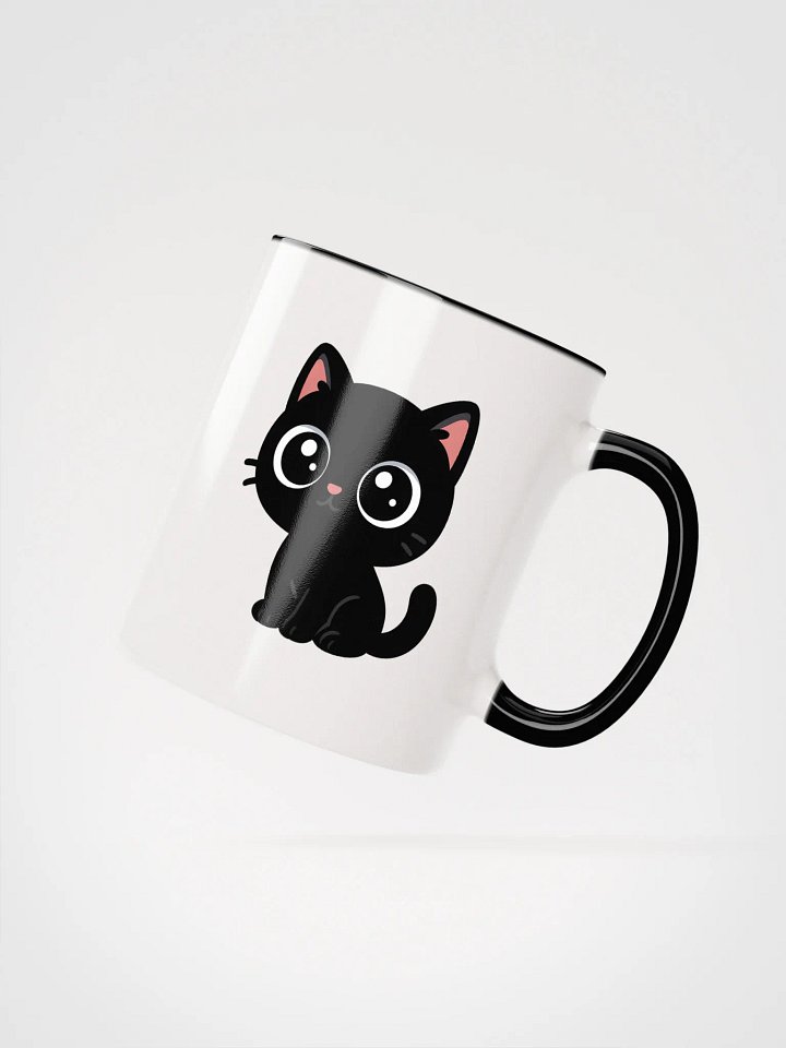 Cute Black Cat Mug product image (20)
