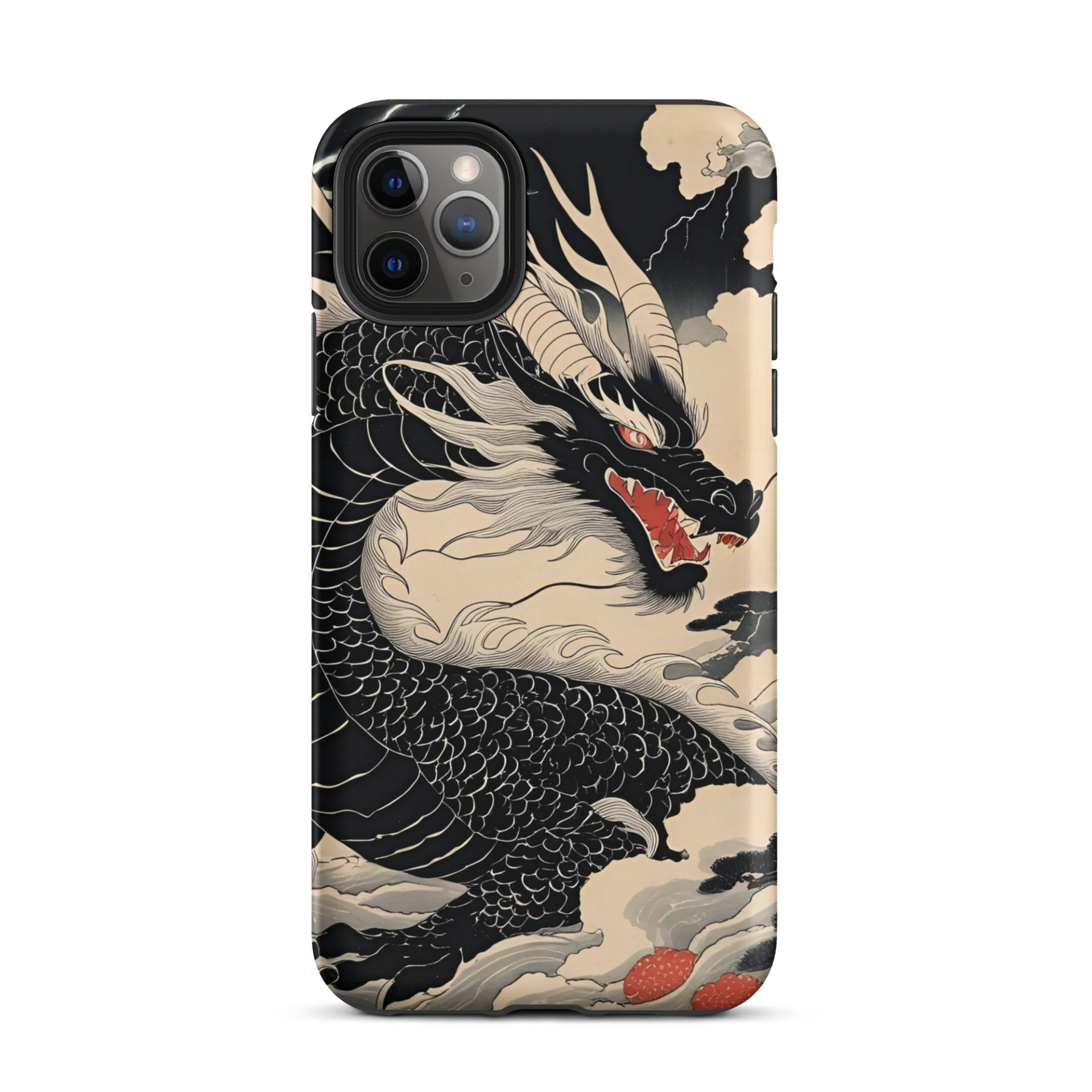 Ryoshin - Kurai Ryū (Dark Dragon), Ancient Ryū Collection, iPhone® Tough Case product image (48)