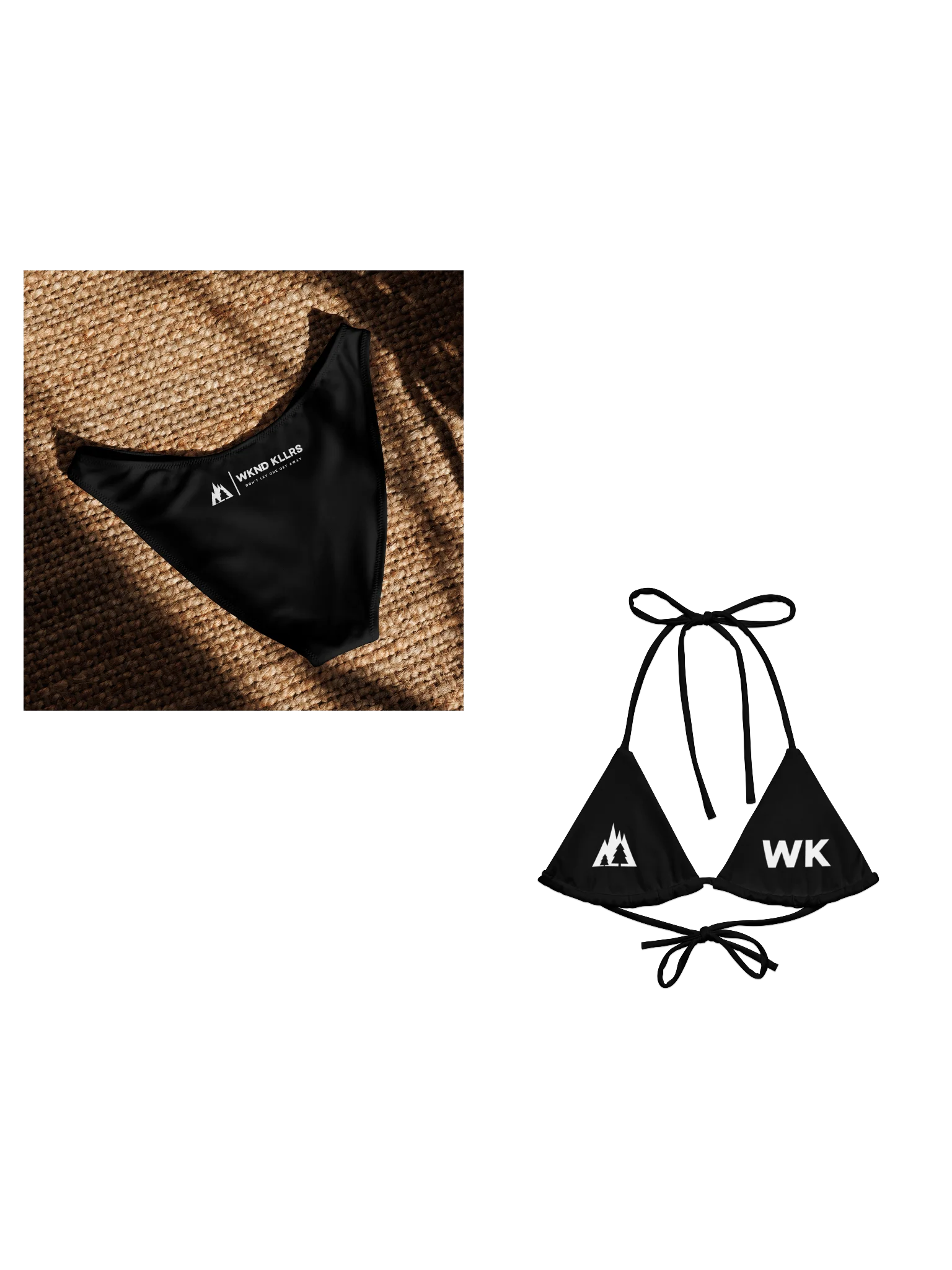 Weekend Killers String Bikini Top and V-Cut Bottoms Bundle product image (1)