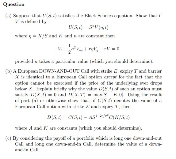 TD - Black-Scholes equation, a European down-and-out call and the payoff of a portfolio product image (1)