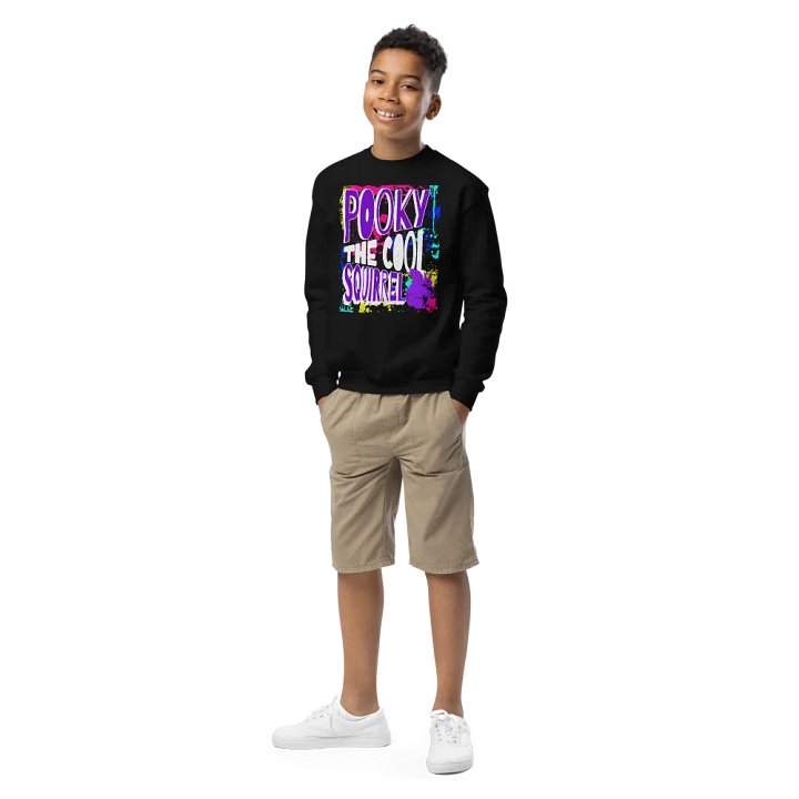 Pooky the Cool Squirrel Youth Sweatshirt product image (1)
