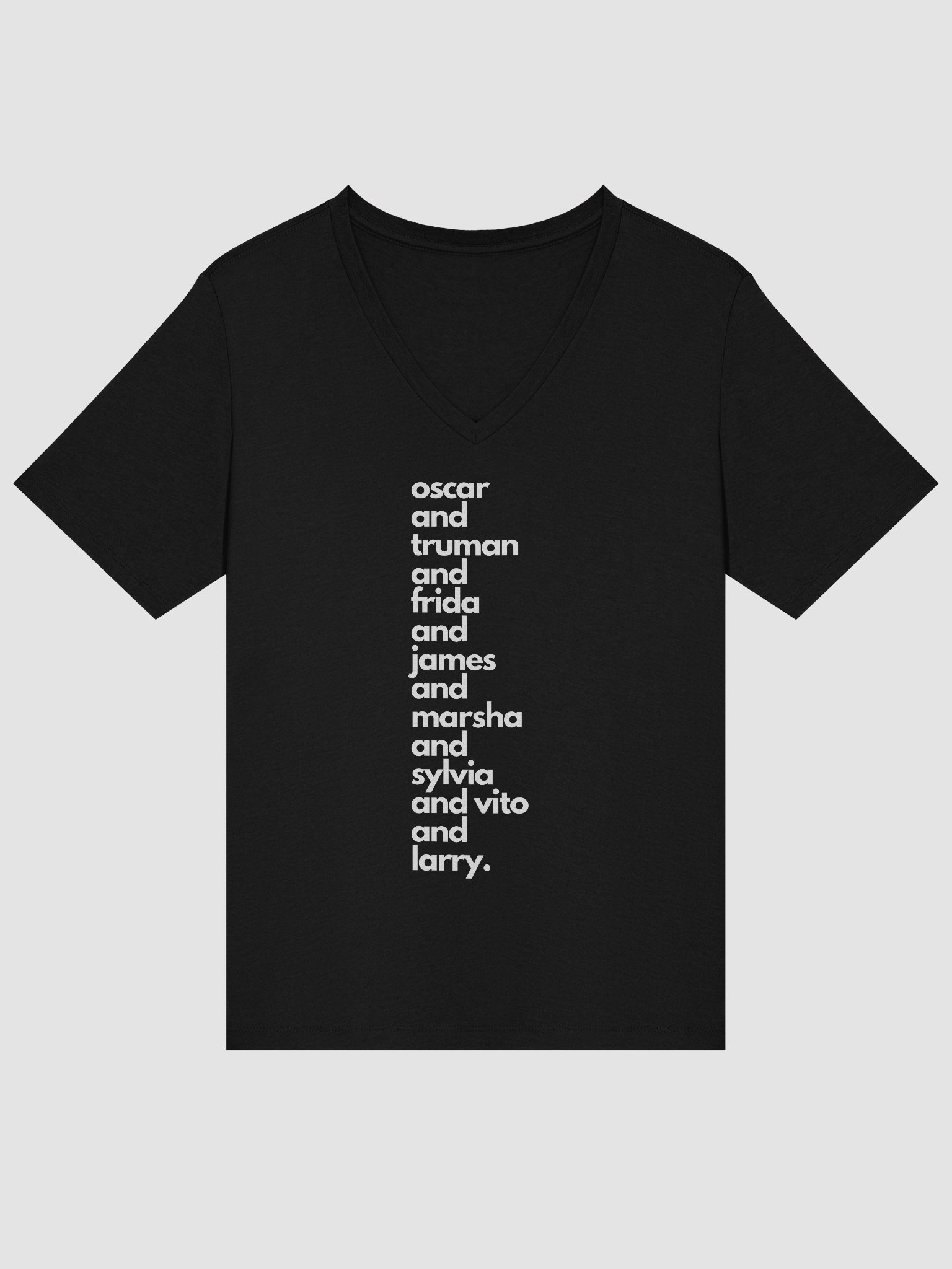 Queer Roll Call Relaxed V-Neck Tee product image (11)