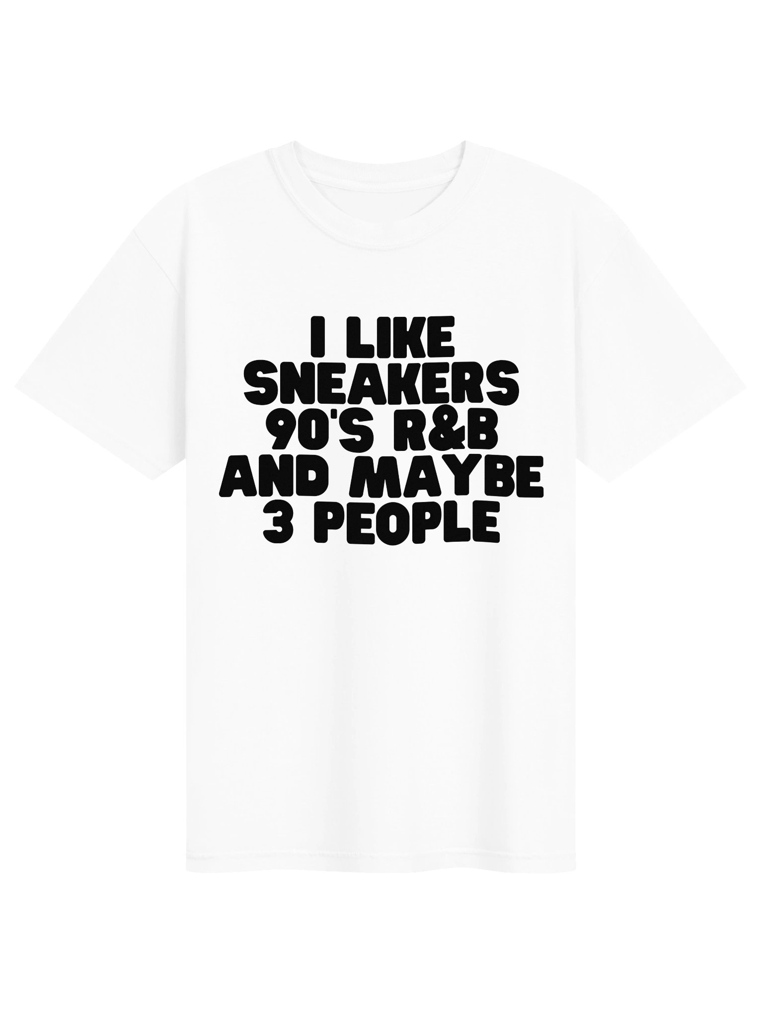 Sneakers, 90s R&B, 3 People (Dark Font) product image (1)
