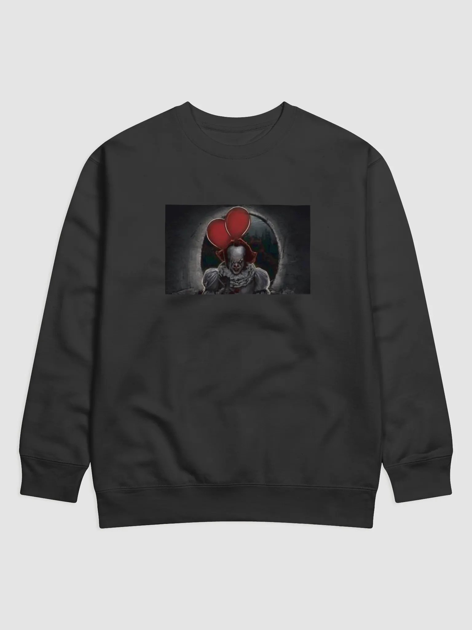 Sinister Clown Balloon Sweatshirt product image (1)