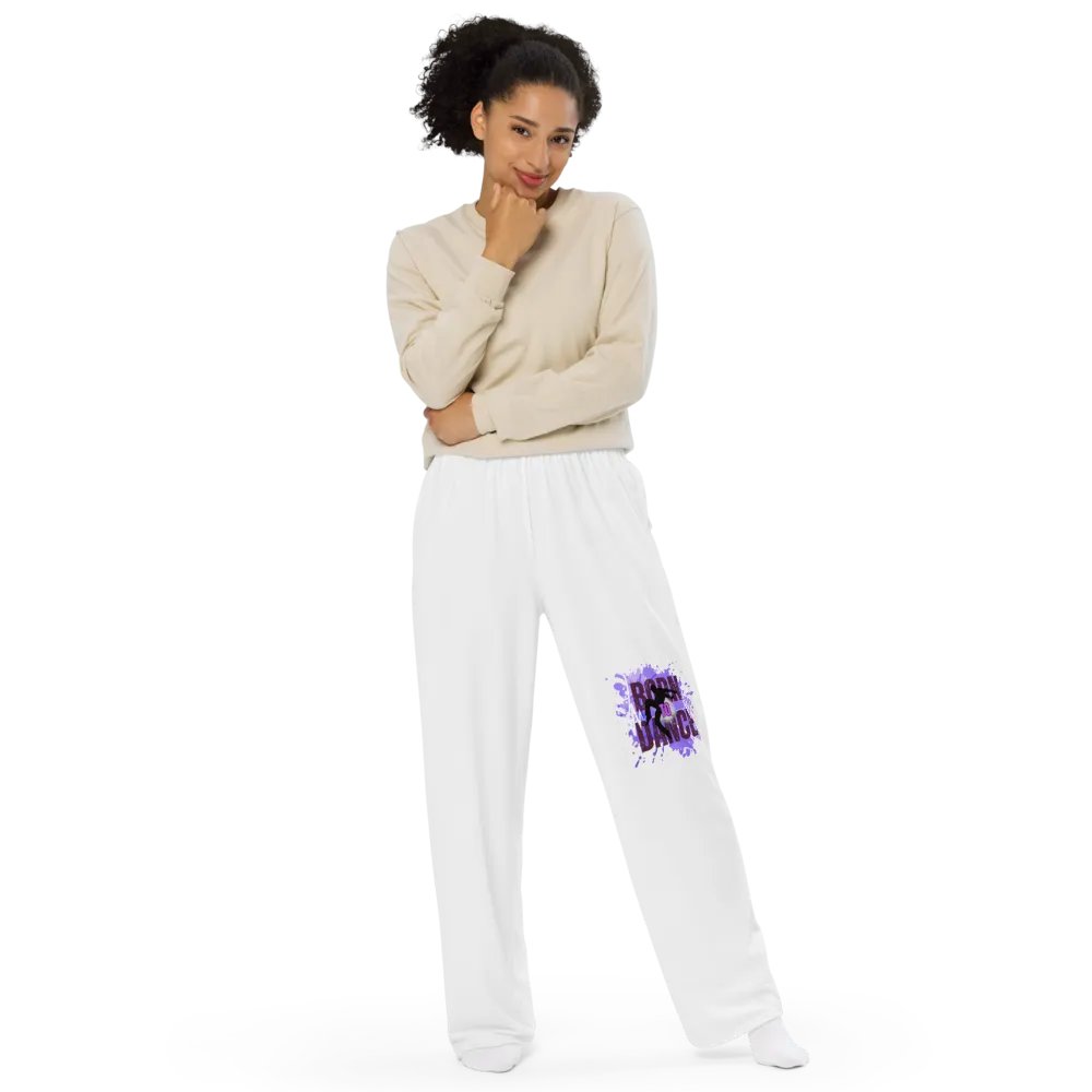 Born to Dance His Silhouette Rhythm Splatter Wide-Leg Pants product image (9)