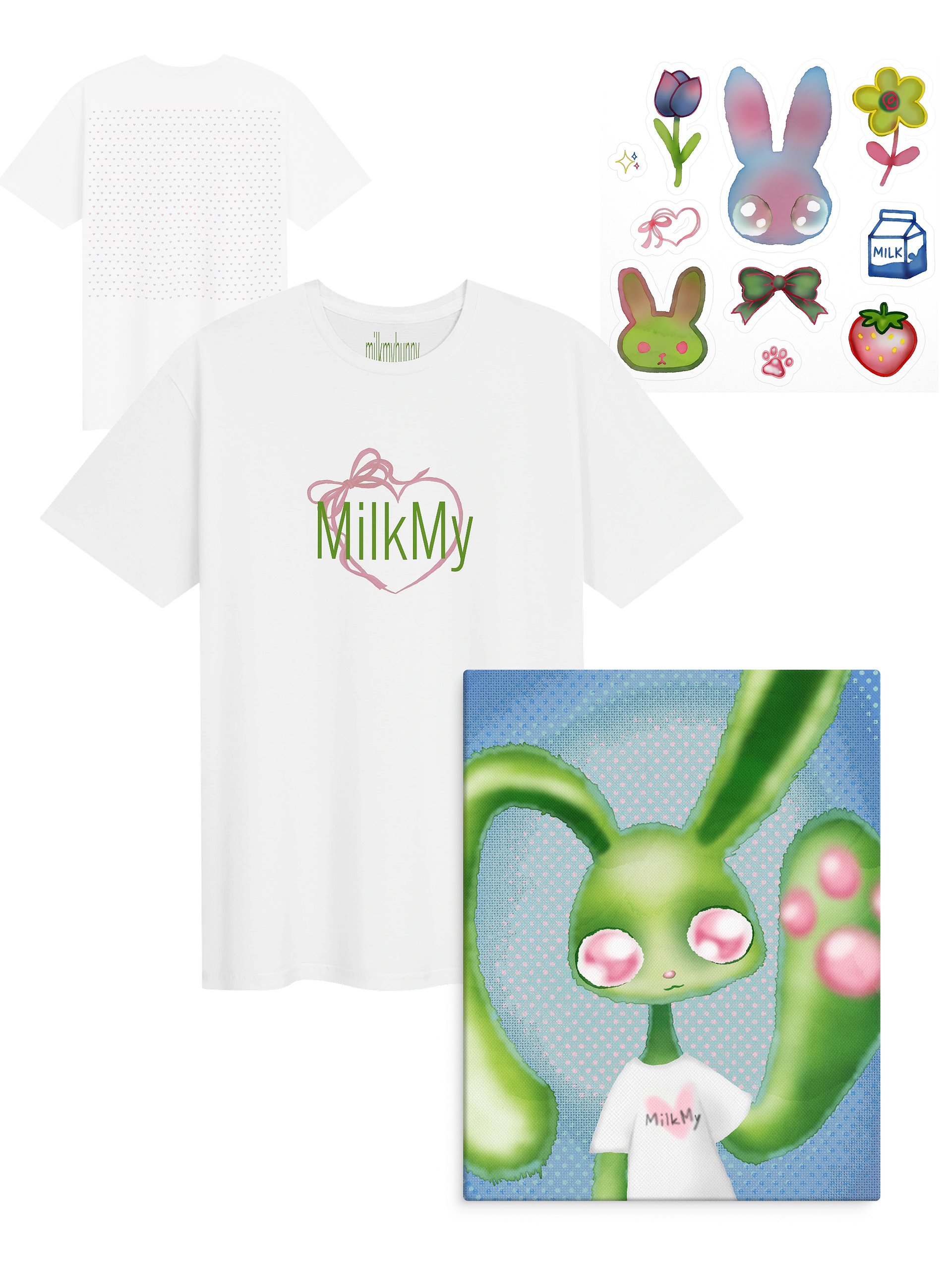 watercolor bunny bundle product image (1)