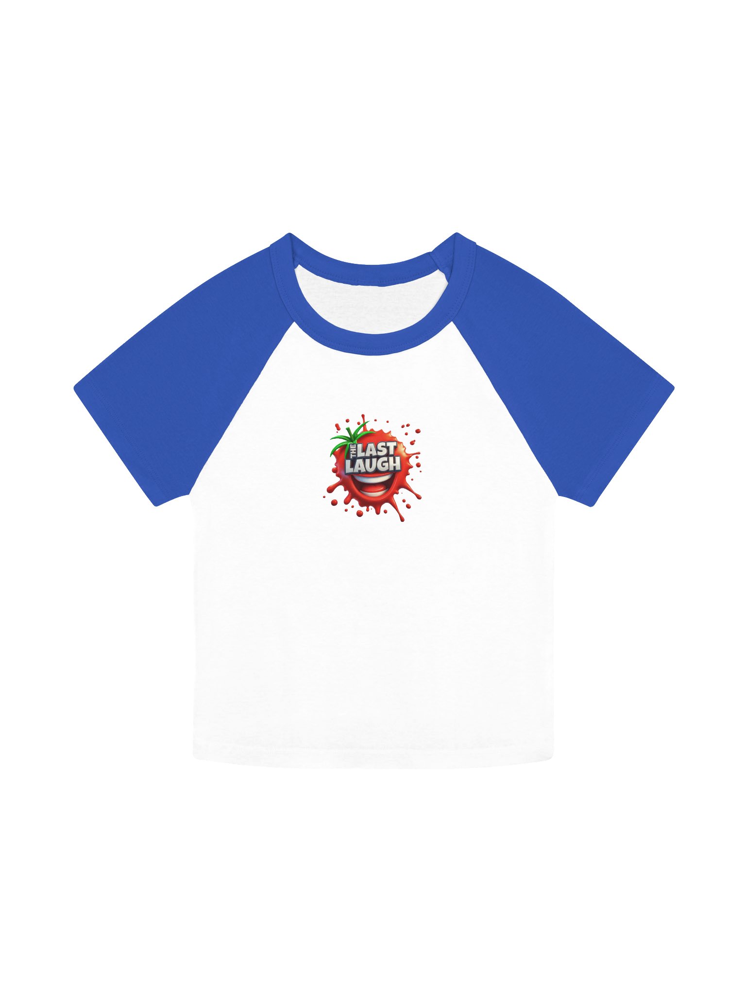 The Last Laugh Raglan Baby Tee product image (1)