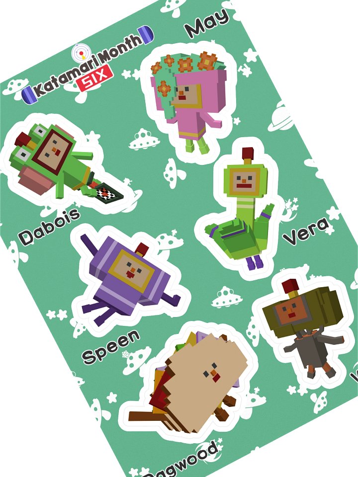 KDM6 OC Cousin Sticker Sheet #3 product image (1)