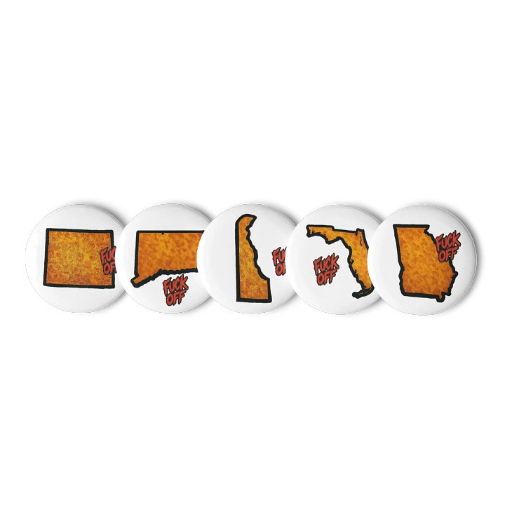 Invisible Collection: Set of Mysterious Pin Buttons product image (1)