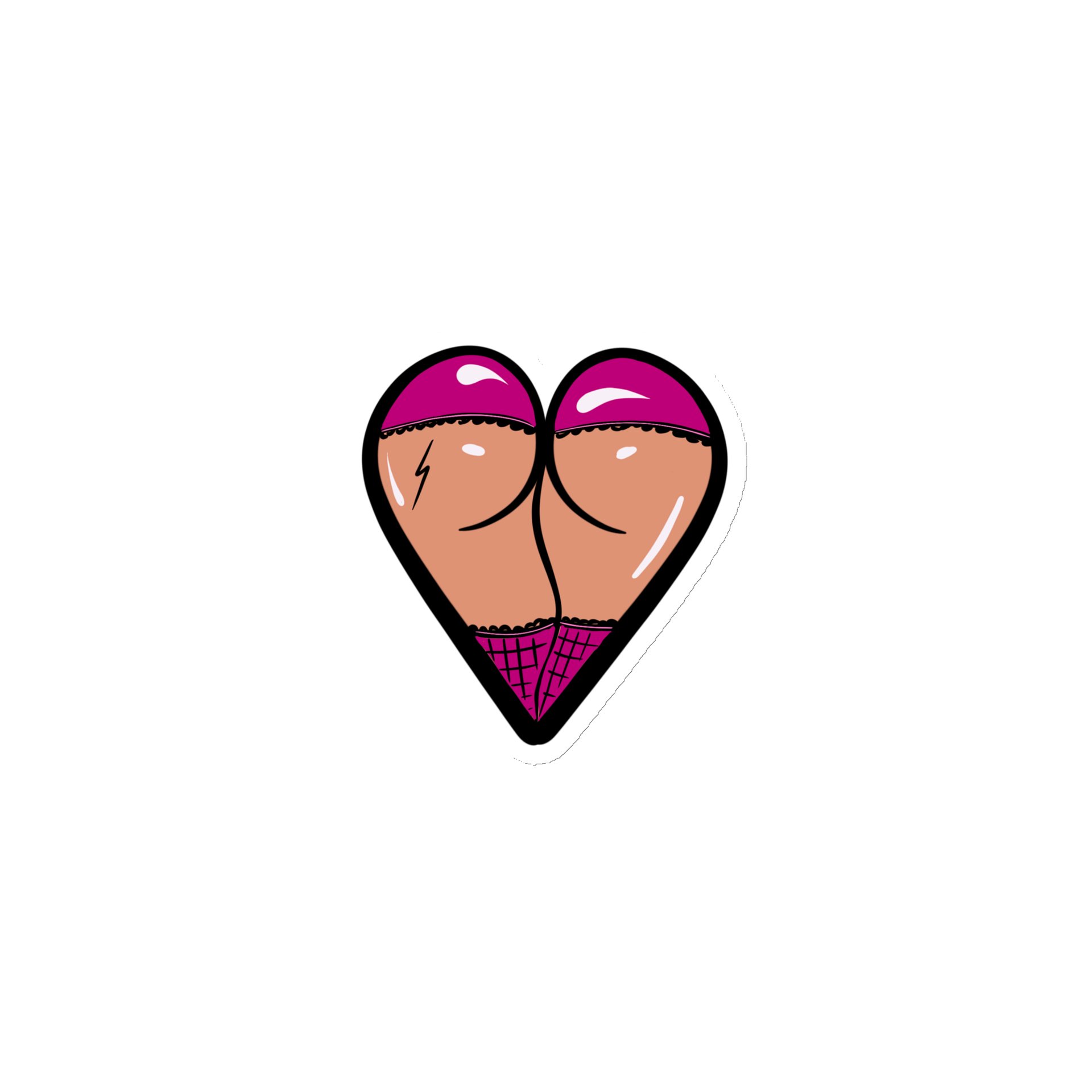 ShepQuest "Thunder Thighs" Die-Cut Magnet product image (1)