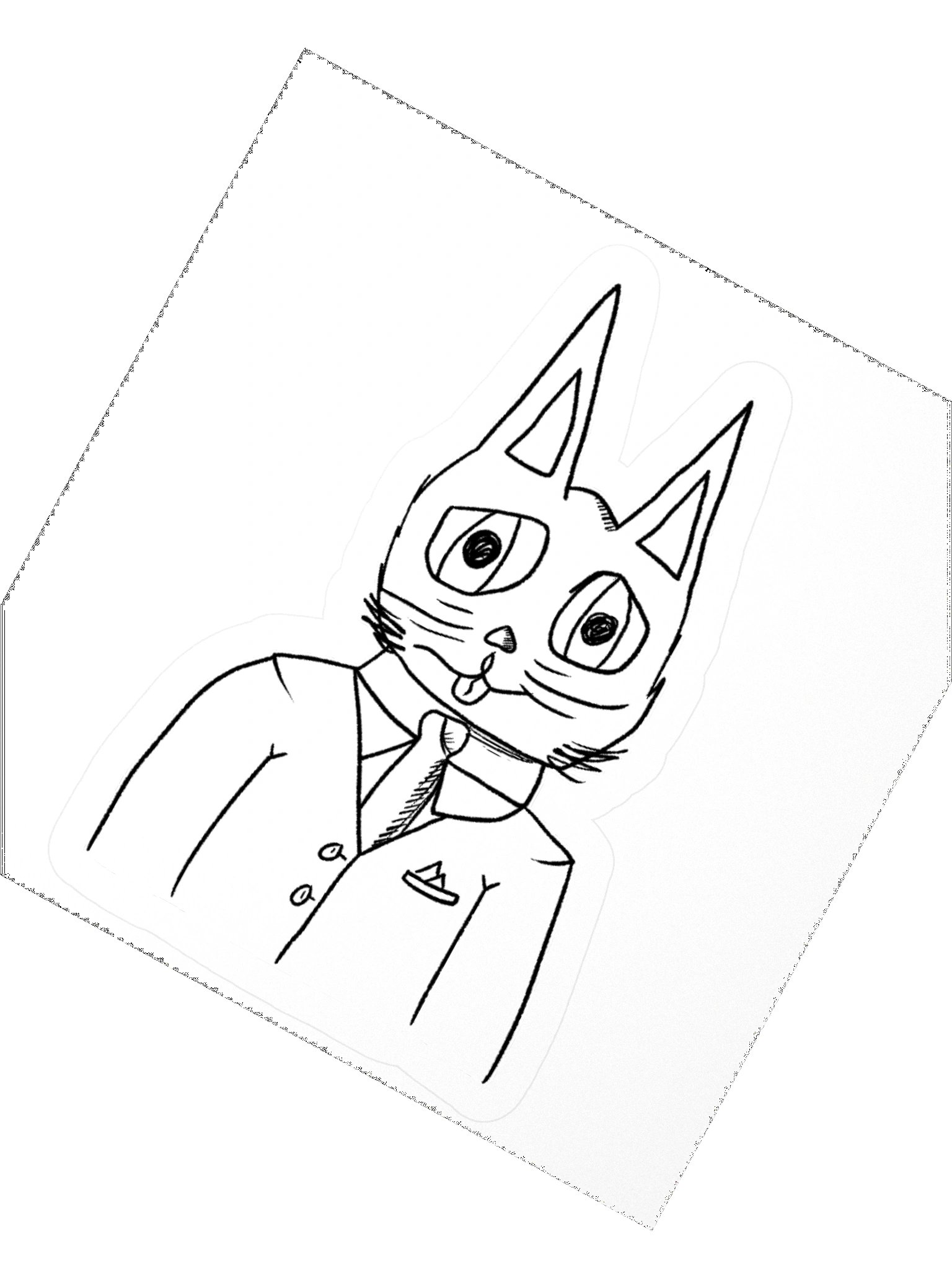 Business Cat Sticker product image (5)
