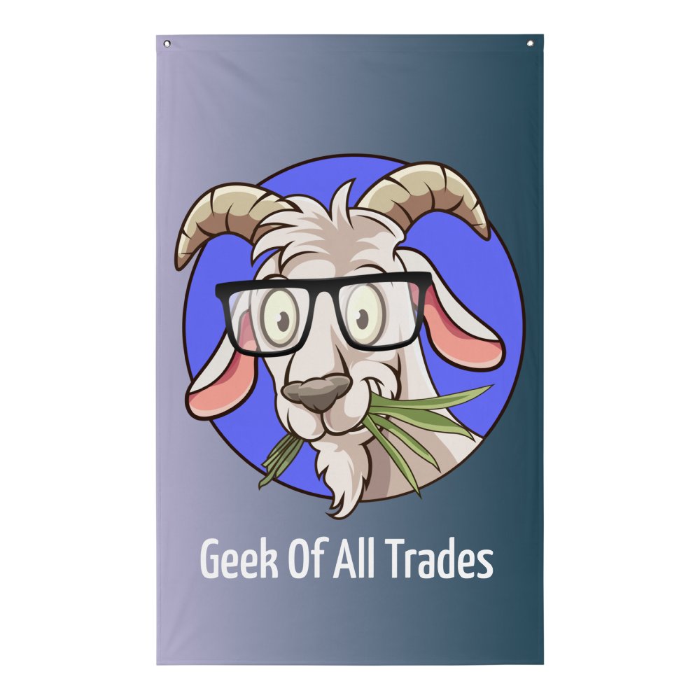 Geek Of All Trades Flag product image (1)