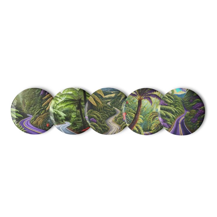 Akatarawa Road Rambles Art Badges product image (2)