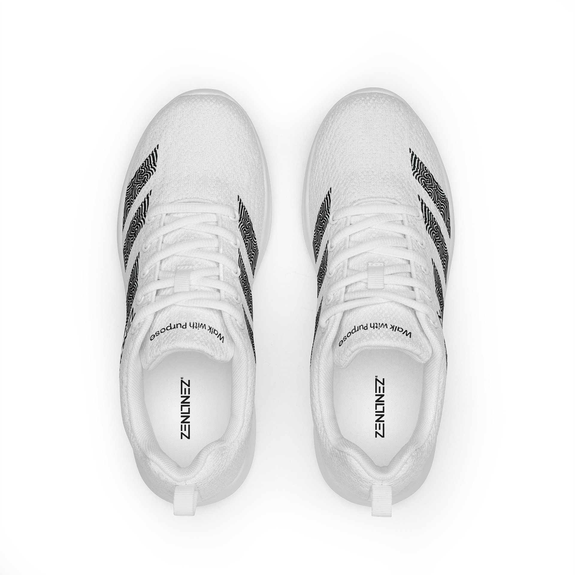 Optical Allusion Stripes Athletic Shoes product image (1)