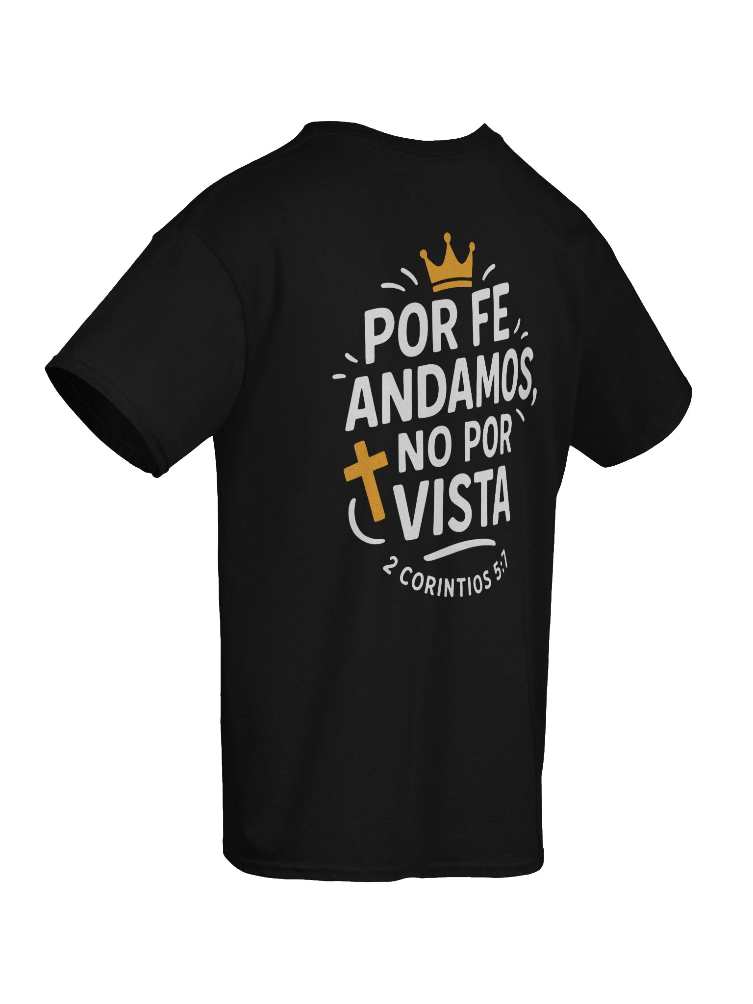 Camiseta Unisex Manga Corta | Por fe andamos no por vista product image (11)