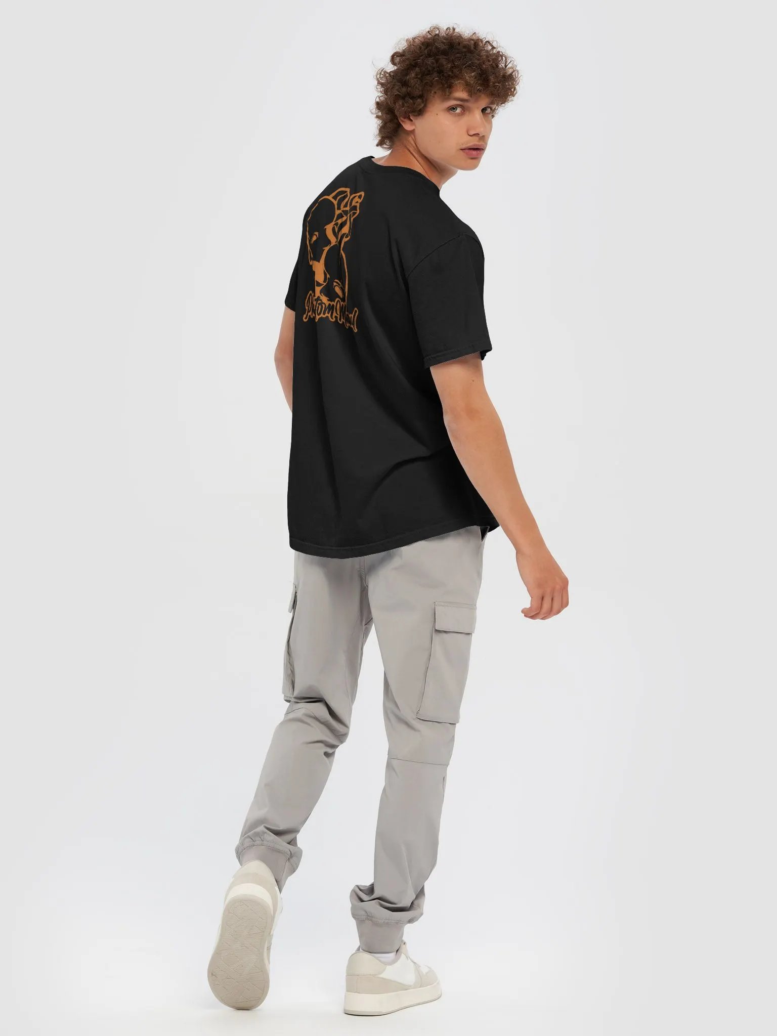 Orange 'PhantomMaul' Heavyweight Tee product image (8)