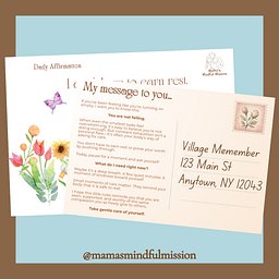 My Post Card Message to YOU