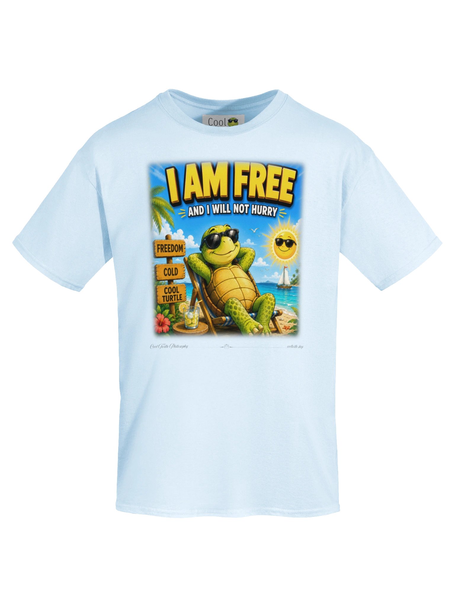 I AM FREE — Gildan 5000 Heavyweight T-Shirt product image (3)