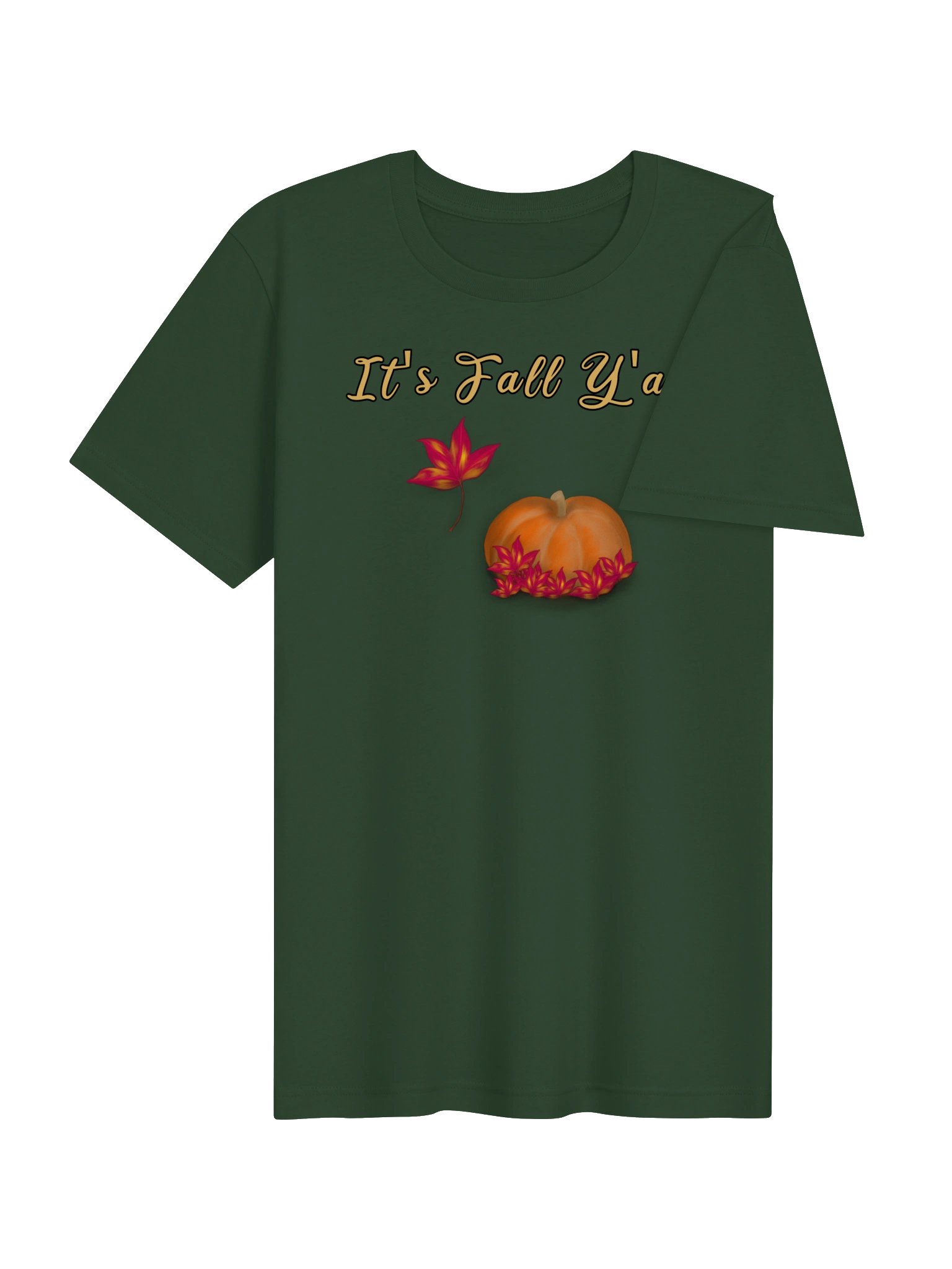 "It's Fall Y'all" T-Shirt. Unisex Bella+Canvas Supersoft T-Shirt product image (3)