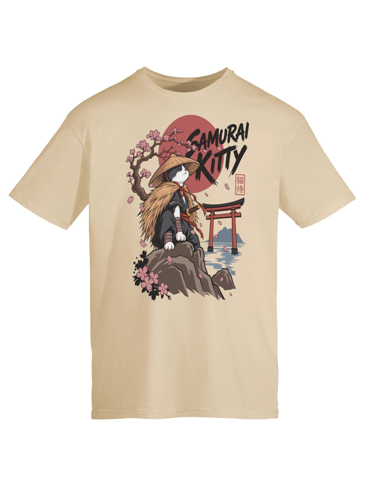 Samurai Kitty Tuxedo Cat Shirt product image (16)
