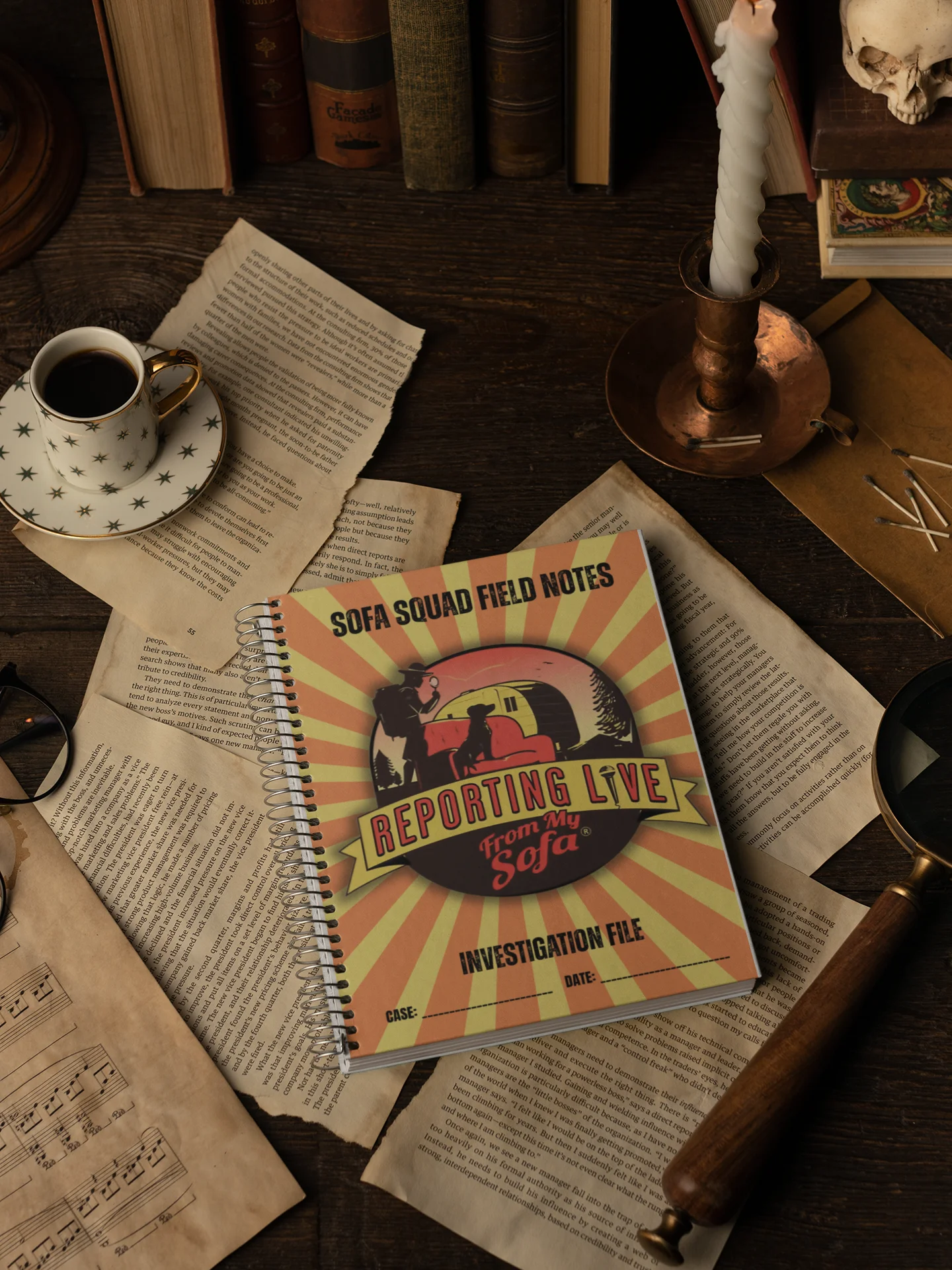 Sofa Squad Field Notes Investigation Journal product image (7)
