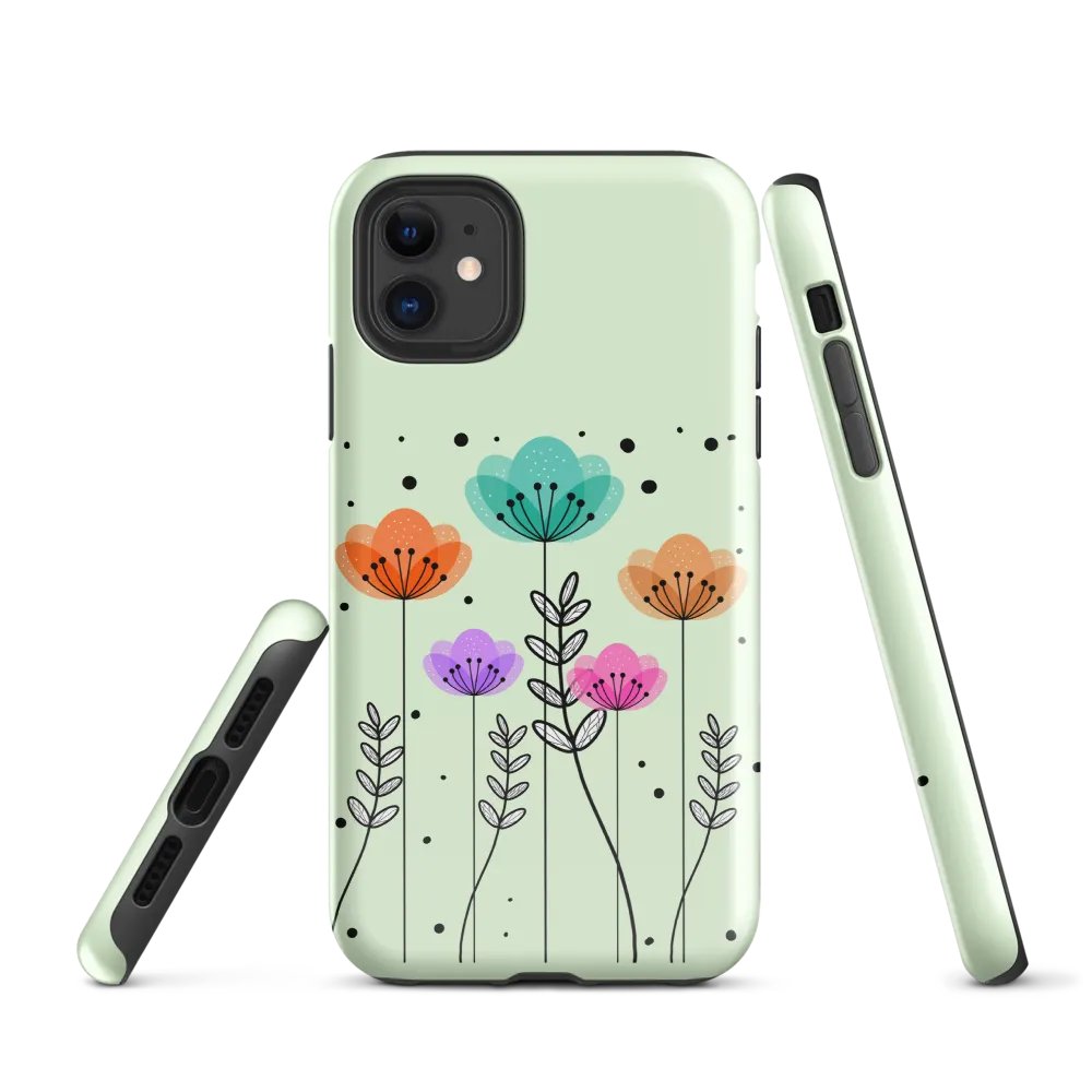 Whimsical Wildflowers Tough iPhone® Case product image (1)