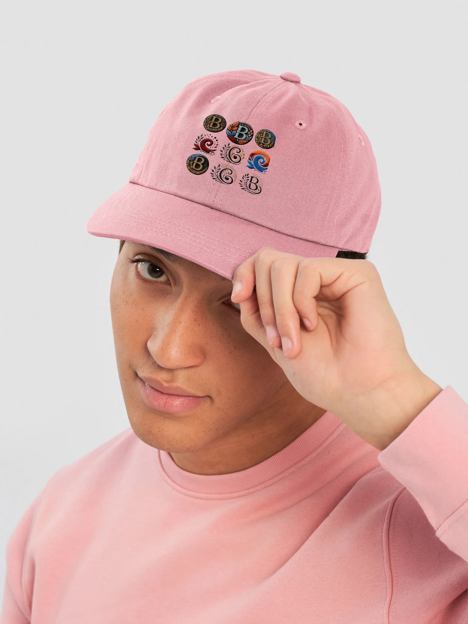 Botanical Circle Design Dad Hat product image (15)