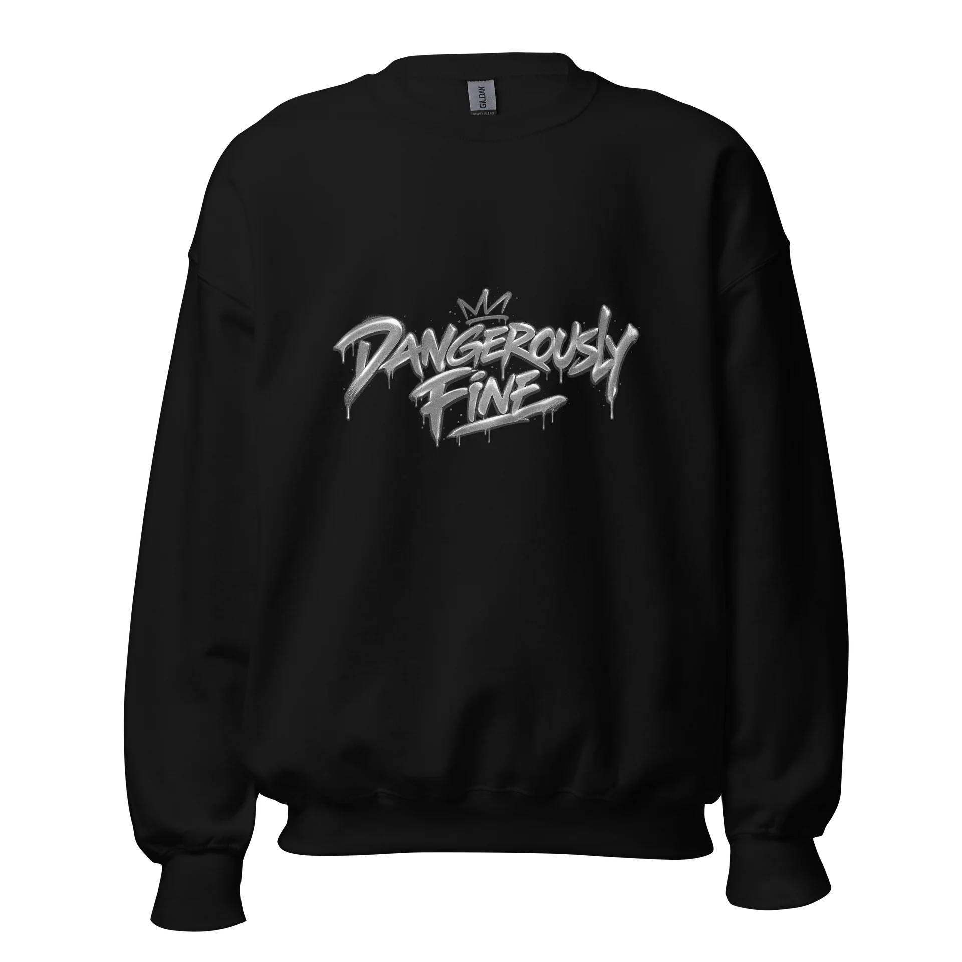 HERitage Dangerously Fine Sweatshirt In Silver product image (2)