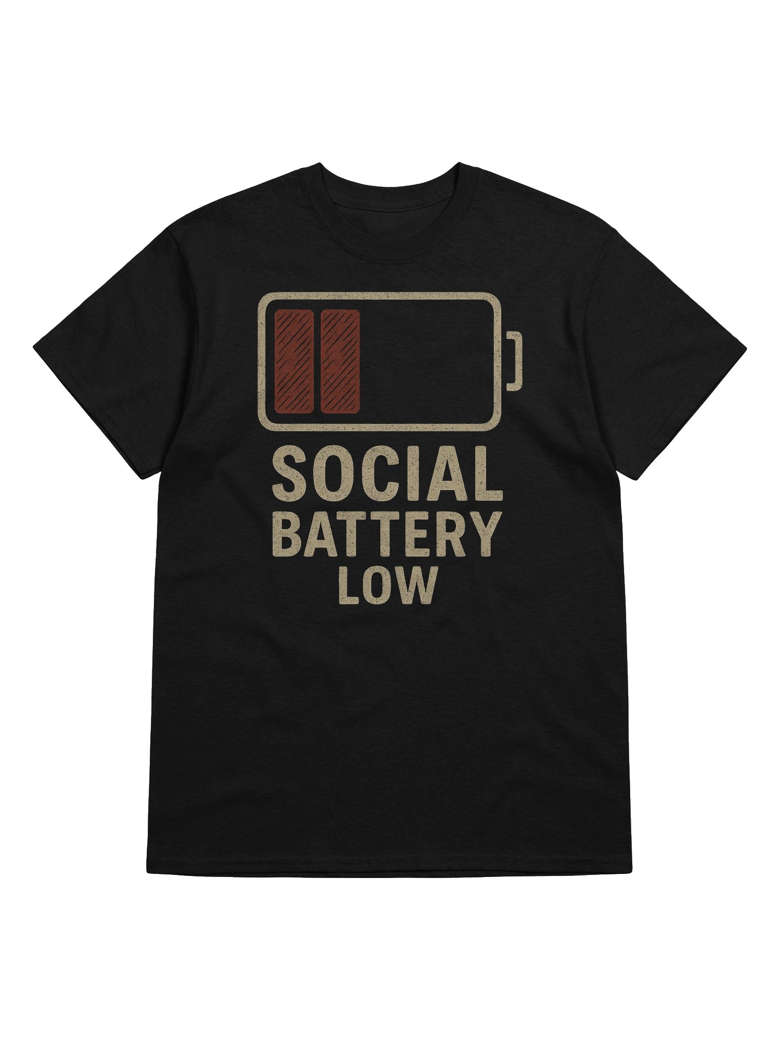 “Social Battery Low Graphic Tee” product image (5)