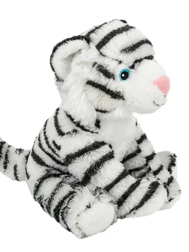 Cute 8" Earth Safe White Tiger Plush - Soft Eco-Friendly Baby Stuffed Toy product image (2)