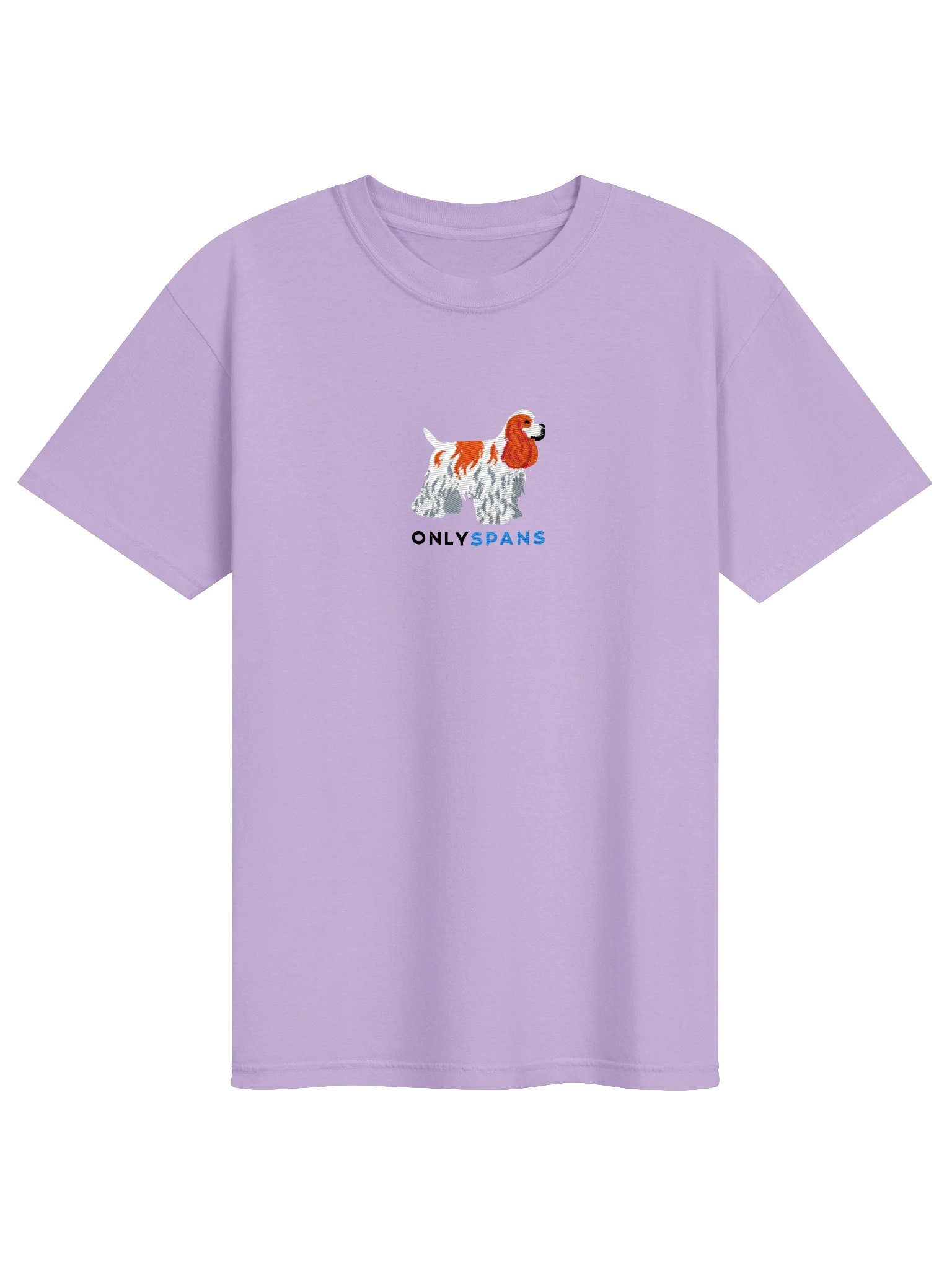 Only Spans T-Shirt(Embroidered) of an American Cocker Spaniel(Red & White) product image (41)