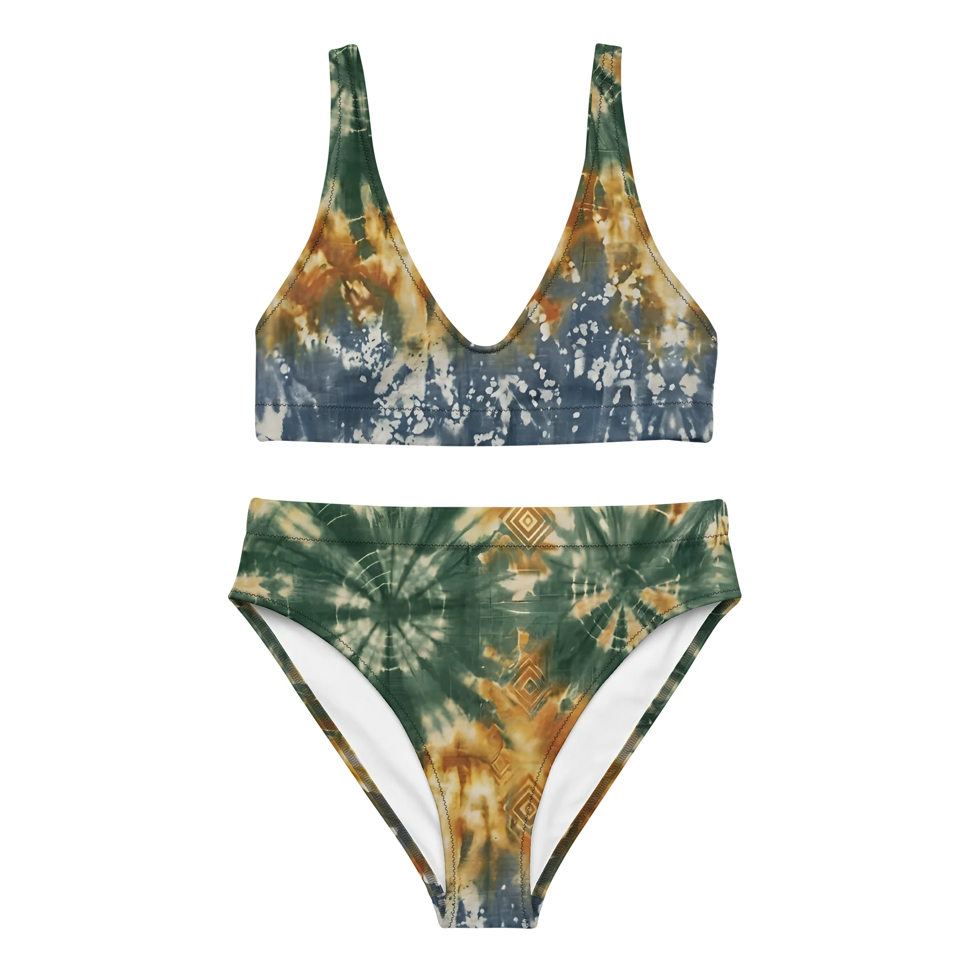 Copacabana Vintage – Organic Texture One-Piece Swimsuit product image (1)