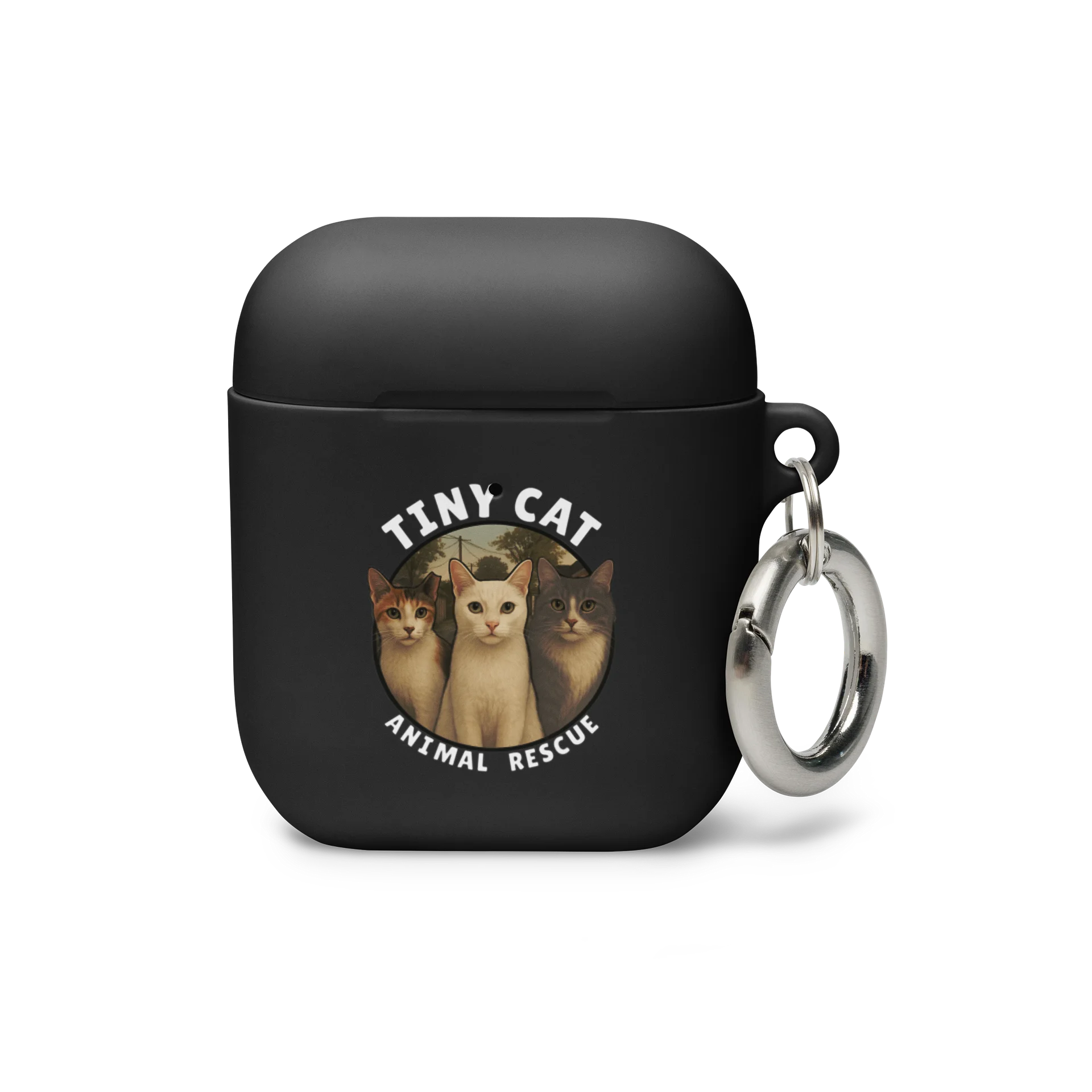 Tiny Cat Airpods Case I product image (1)