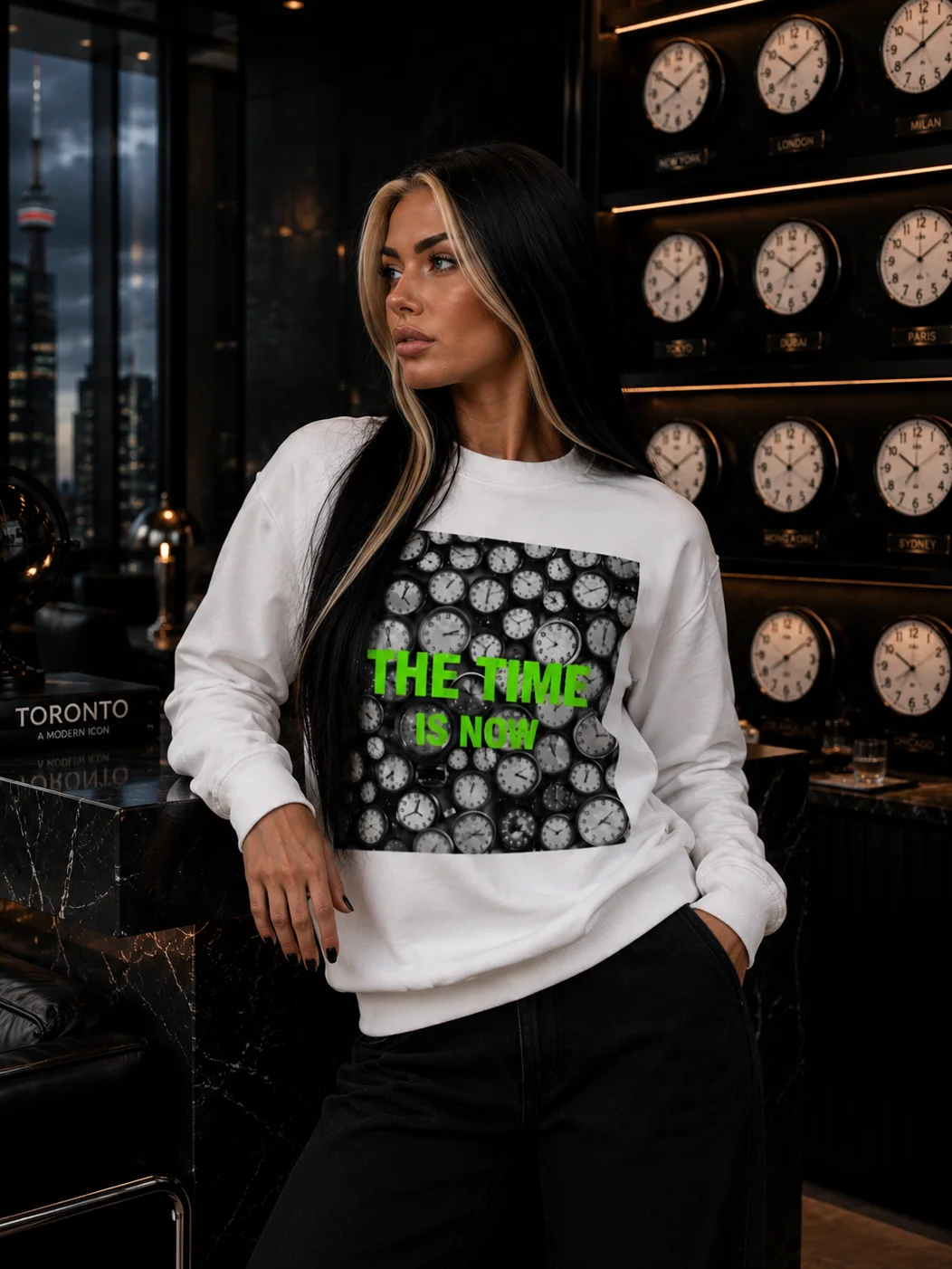 The Moment of Action Crewneck shirt - Graphic crewneck shirt product image (2)