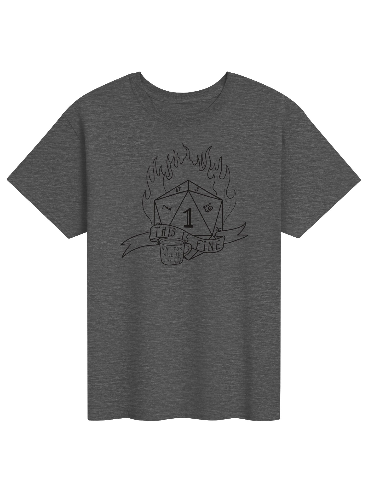 Nat 1...This Is Fine Unisex Tee product image (2)