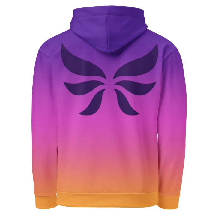 Sunset Gradient Flag Wings Hoodie product image (2)