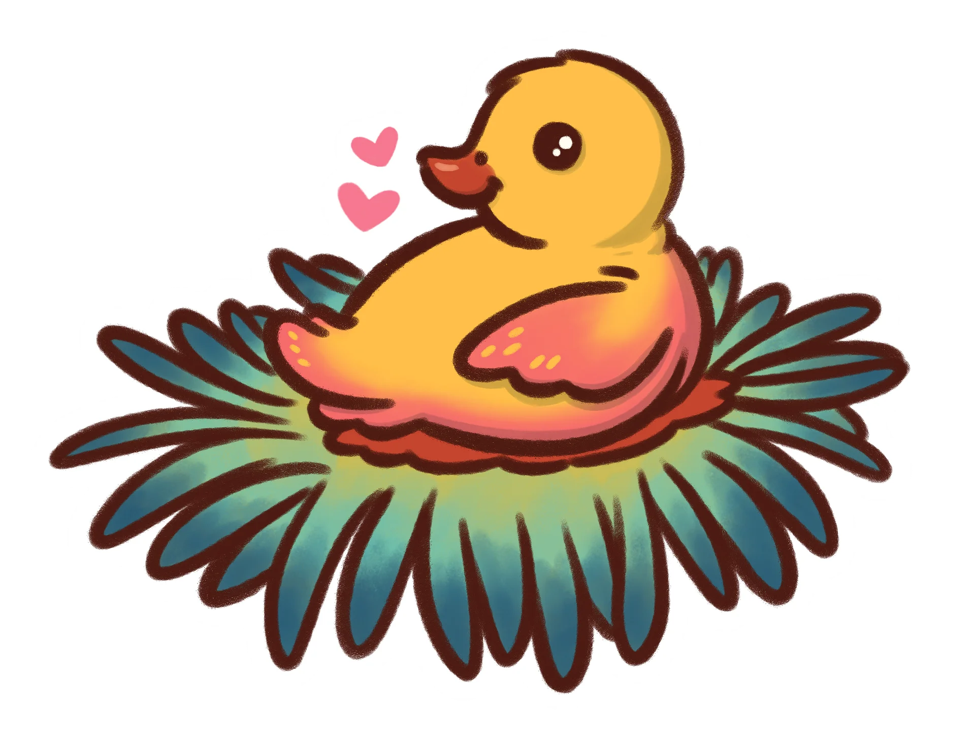 sticker : flower chick product image (1)