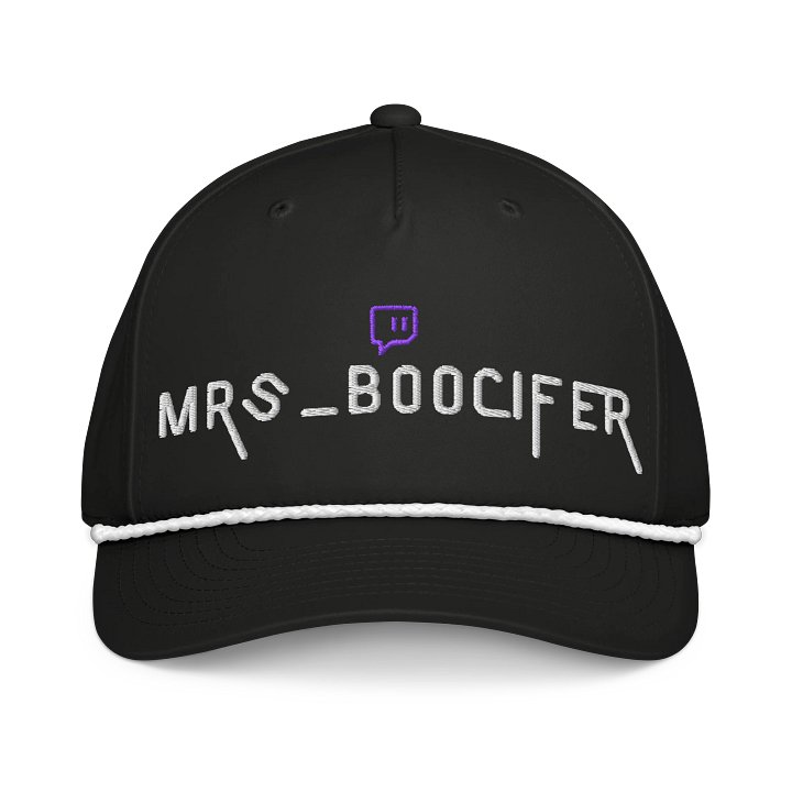 Mrs Boo Golf Hat -Black/White product image (1)