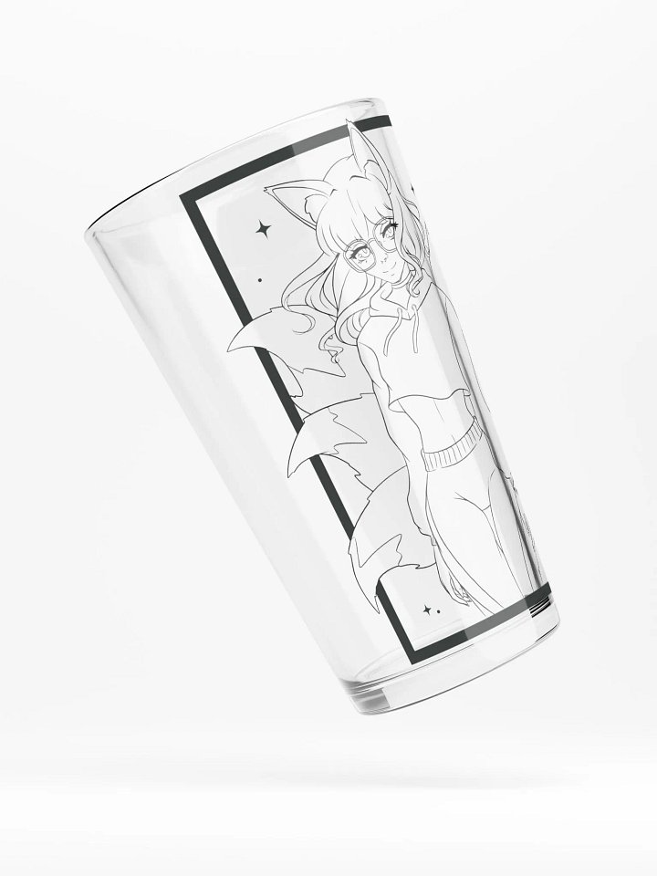 clvrfx kitsune pint glass product image (2)