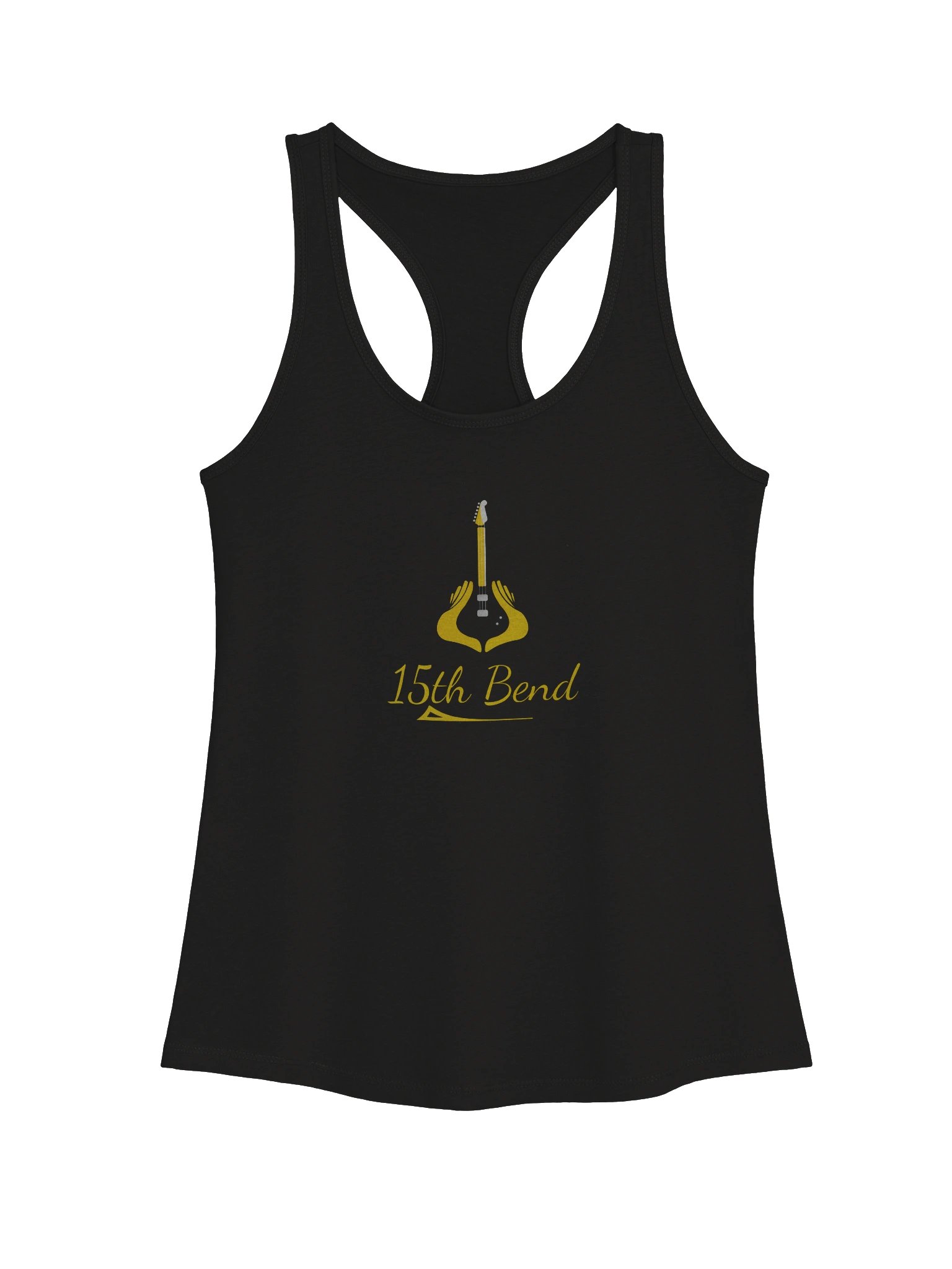 Tank top with gold logo product image (1)