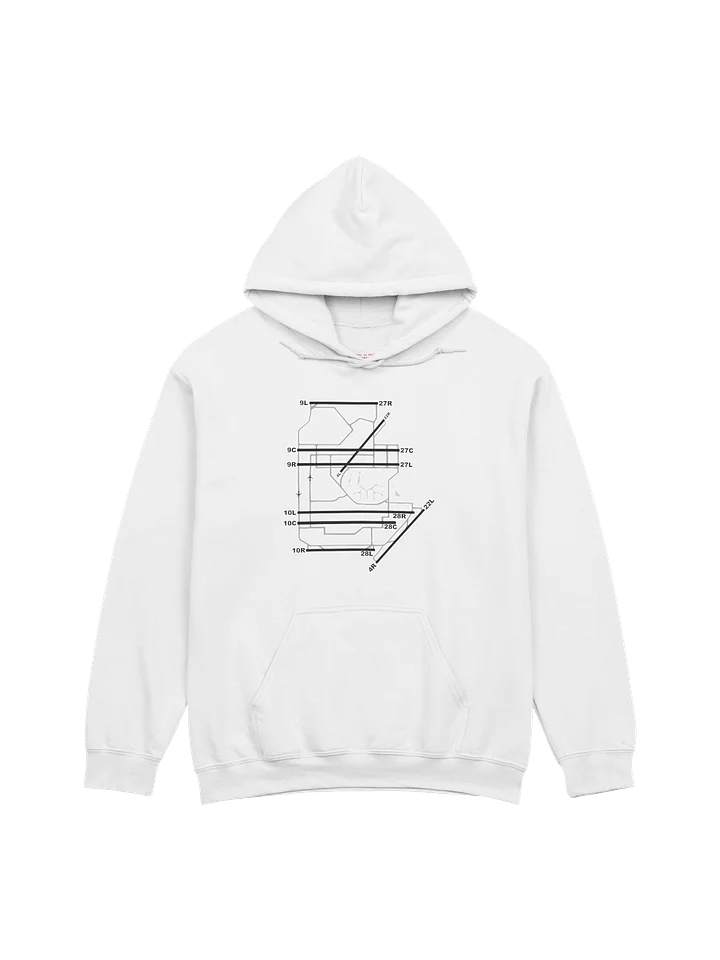 O'Hare Airport Chicago Grid Hoodie product image (1)