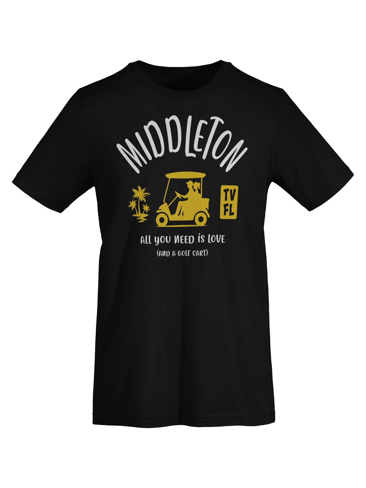 Middleton TV Florida USA Golf Cart Design T-shirt product image (49)