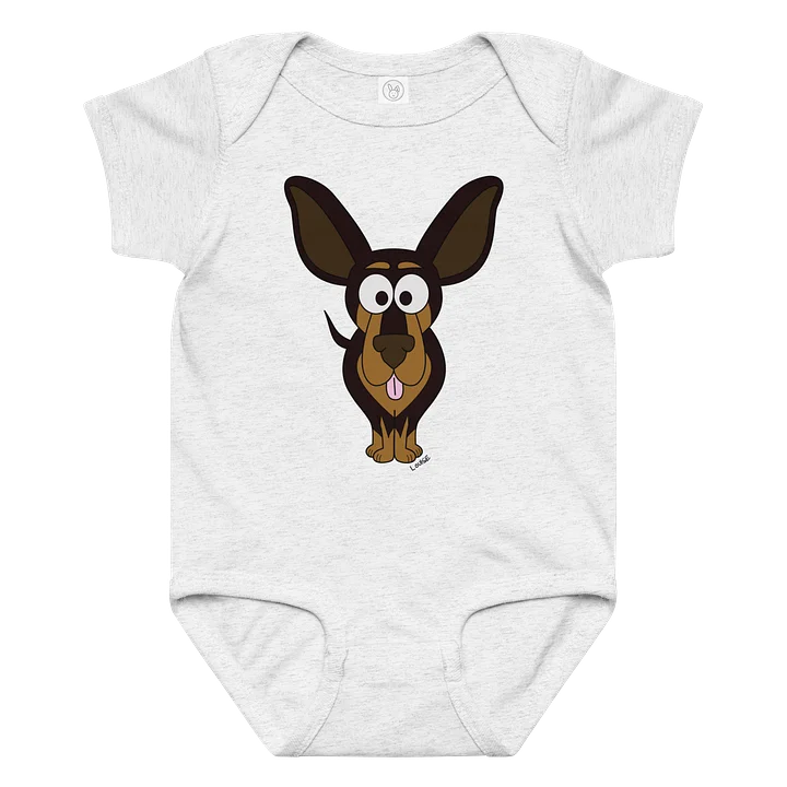 Miniature Pinscher Baby Bodysuit product image (1)
