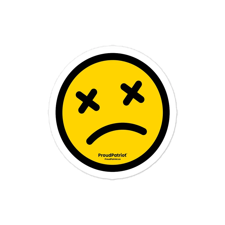X Face Vinyl Sticker product image (1)