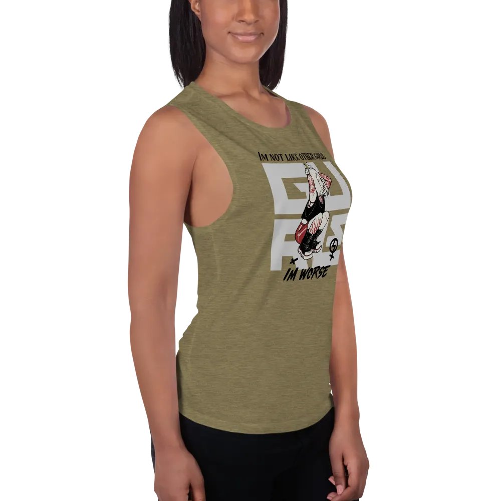 Im Not Like Other Girls Womens Tank-Punk Paula product image (11)