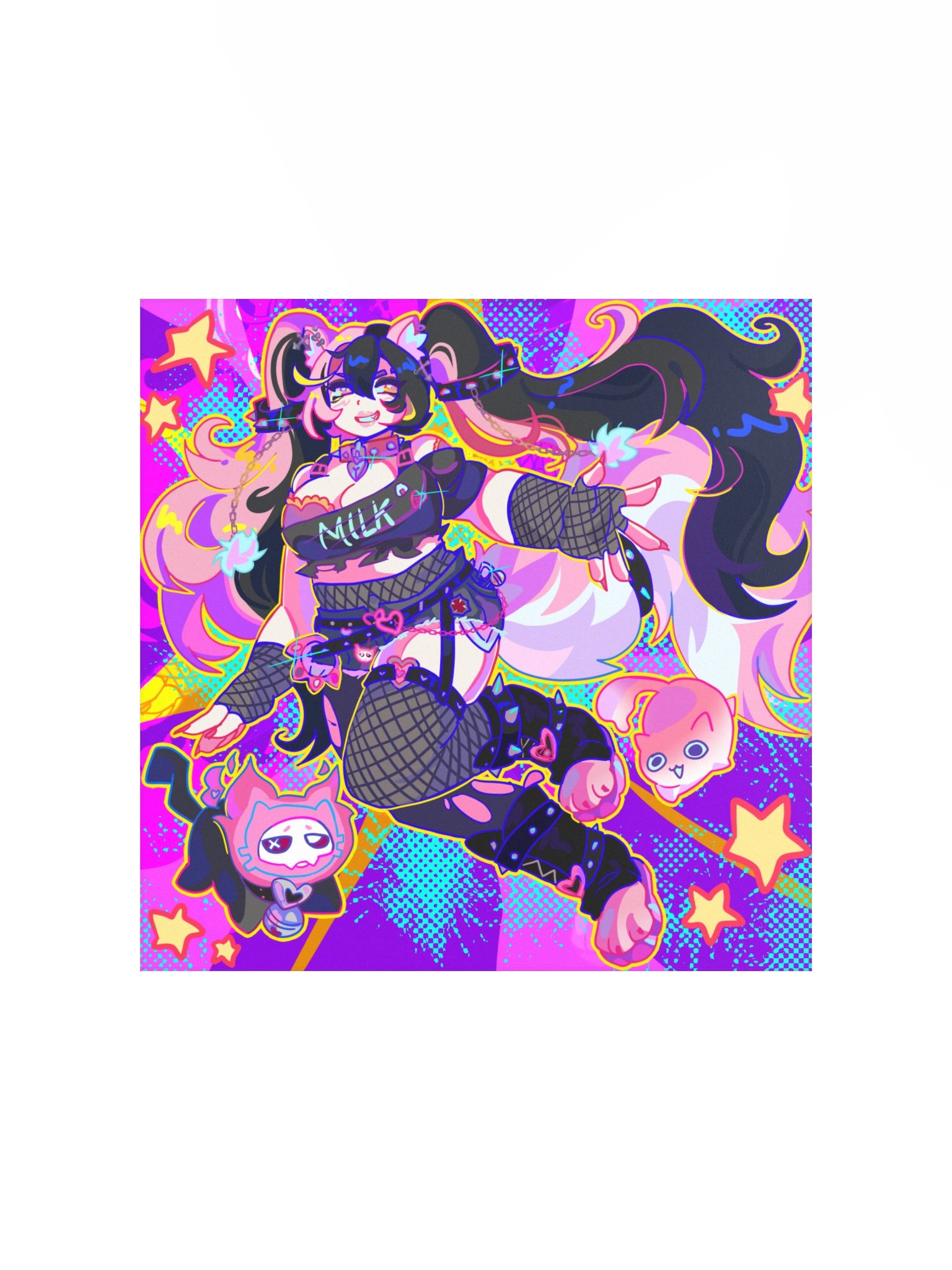 CHAOS KITTY CREW MATTE PRINT product image (2)